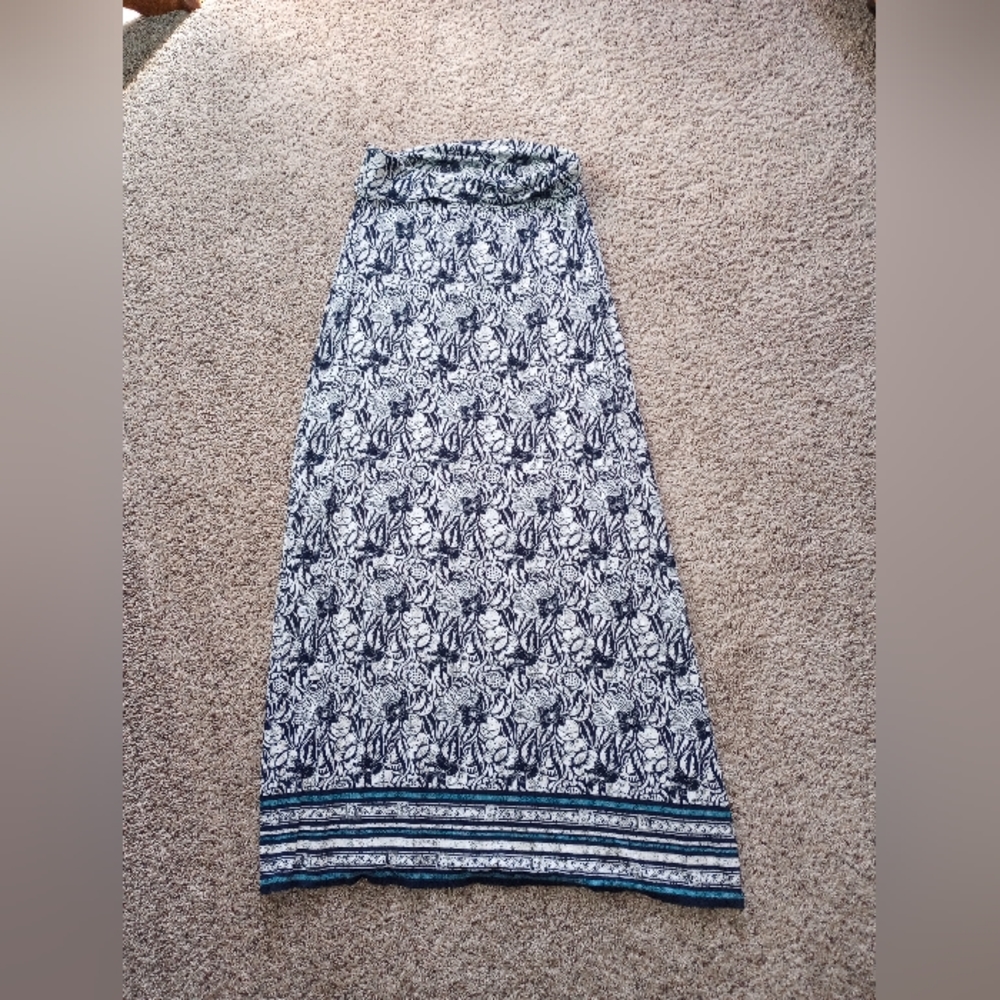 Max Studio floral maxi skirt